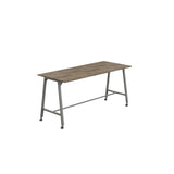 Titan Mobile High Maker Rectangular Table | 1200 X 1000 | White/Sorano Oak
