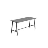Titan Mobile High Maker Rectangular Table | 1200 X 1000 | White/Sorano Oak