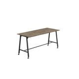 Titan Mobile High Maker Rectangular Table | 1200 X 1000 | White/Sorano Oak