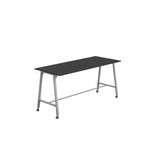 Titan Mobile High Maker Rectangular Table | 1200 X 1000 | White/Sorano Oak
