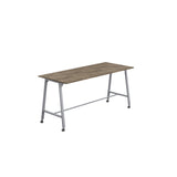 Titan Mobile High Maker Rectangular Table | 1200 X 1000 | White/Sorano Oak