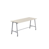 Titan Mobile High Maker Rectangular Table | 1200 X 1000 | White/Sorano Oak