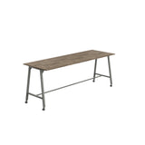 Titan Mobile High Maker Rectangular Table | 1200 X 1000 | White/Sorano Oak