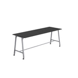 Titan Mobile High Maker Rectangular Table | 1200 X 1000 | White/Sorano Oak