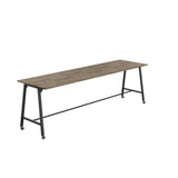 Titan Mobile High Maker Rectangular Table | 1200 X 1000 | White/Sorano Oak