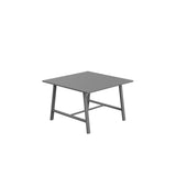 Titan Low Maker Rectangular Table | 1500 X 1000 | Black/Sorano Oak