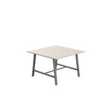 Titan Low Maker Rectangular Table | 1500 X 1000 | Black/Sorano Oak