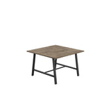 Titan Low Maker Rectangular Table | 1500 X 1000 | Black/Sorano Oak