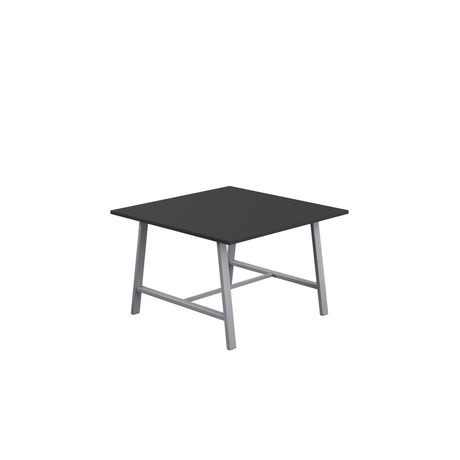 Titan Low Maker Rectangular Table | 1500 X 1000 | Black/Sorano Oak