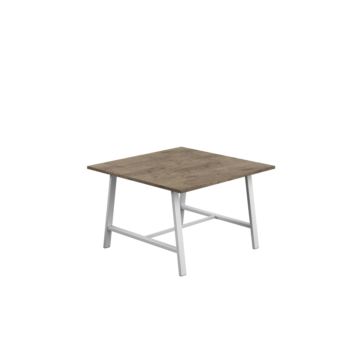 Titan Low Maker Rectangular Table | 1500 X 1000 | Black/Sorano Oak