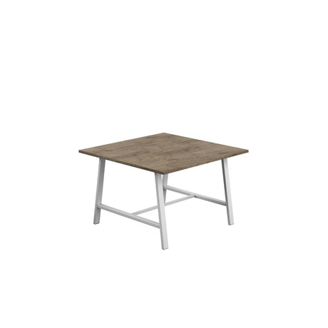 Titan Low Maker Rectangular Table | 1500 X 1000 | Black/Sorano Oak