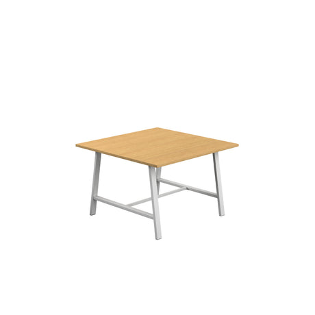 Titan Low Maker Rectangular Table | 1500 X 1000 | Black/Sorano Oak
