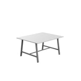 Titan Low Maker Rectangular Table | 1500 X 1000 | Black/Sorano Oak