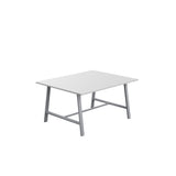 Titan Low Maker Rectangular Table | 1500 X 1000 | Black/Sorano Oak