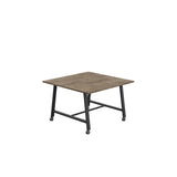 Titan Mobile Low Maker Rectangular Table | 1500 X 1000 | White/Anthracite