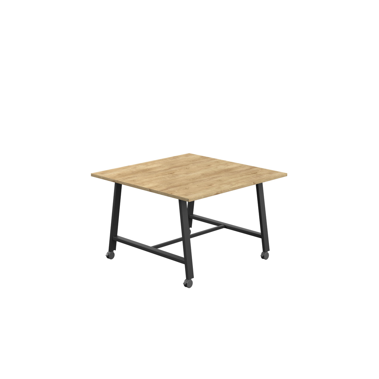 Titan Mobile Low Maker Rectangular Table | 1500 X 1000 | White/Anthracite