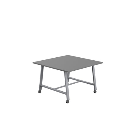 Titan Mobile Low Maker Rectangular Table | 1500 X 1000 | White/Anthracite