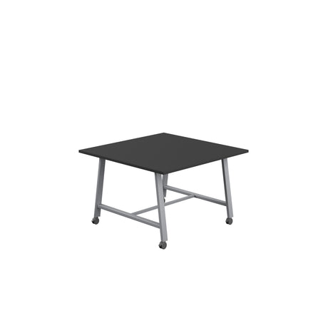 Titan Mobile Low Maker Rectangular Table | 1500 X 1000 | White/Anthracite