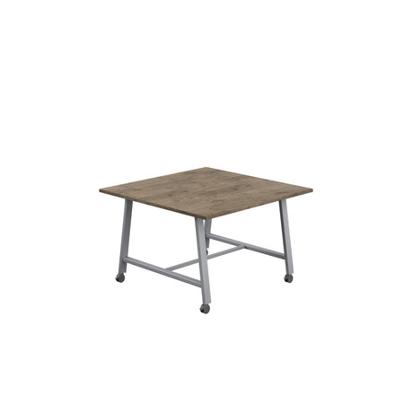 Titan Mobile Low Maker Rectangular Table | 1500 X 1000 | White/Anthracite