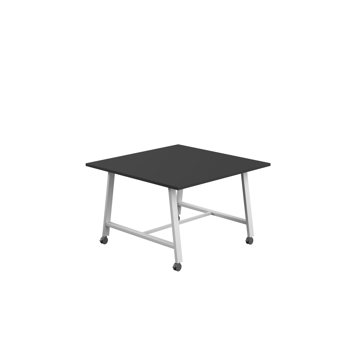 Titan Mobile Low Maker Rectangular Table | 1500 X 1000 | White/Anthracite