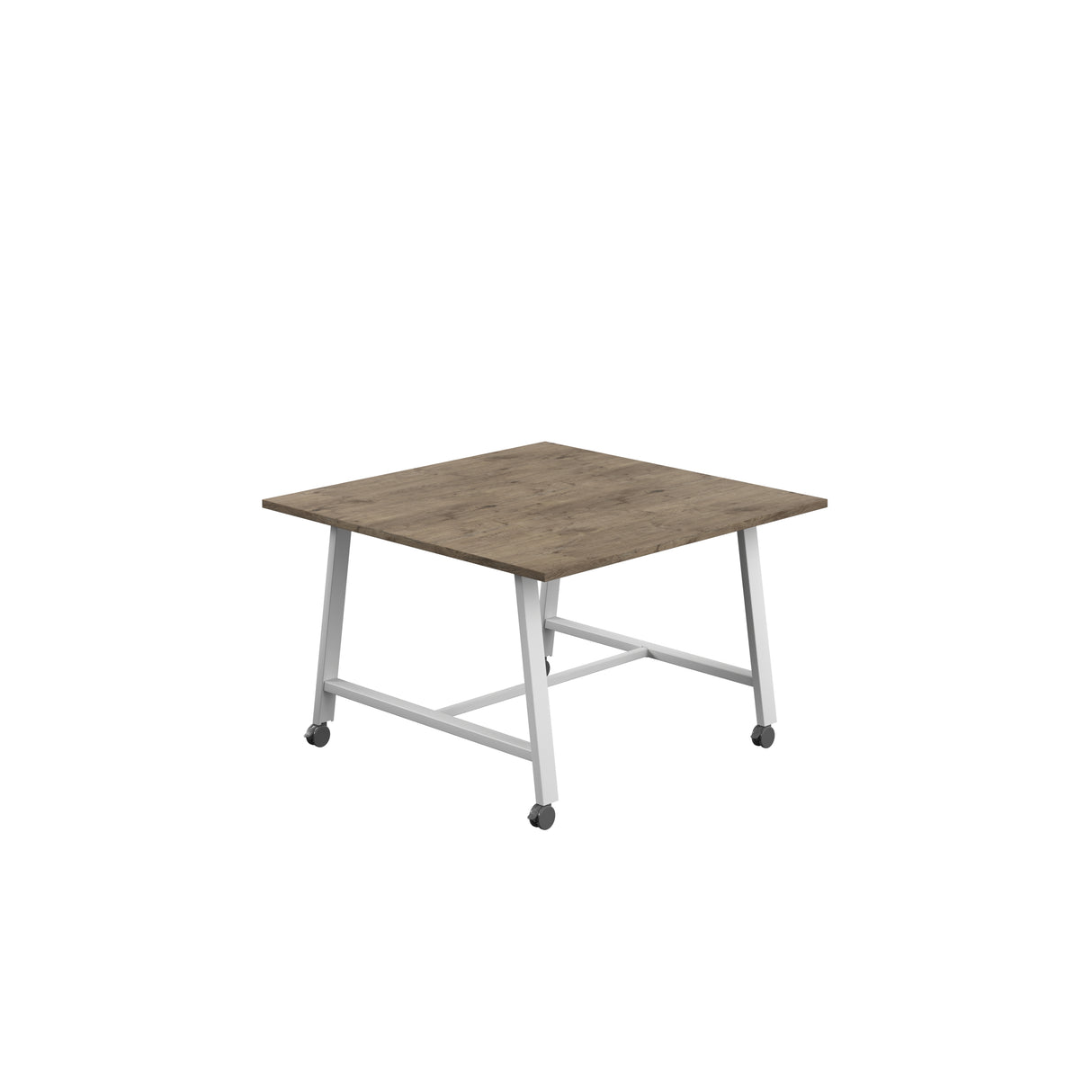 Titan Mobile Low Maker Rectangular Table | 1500 X 1000 | White/Anthracite