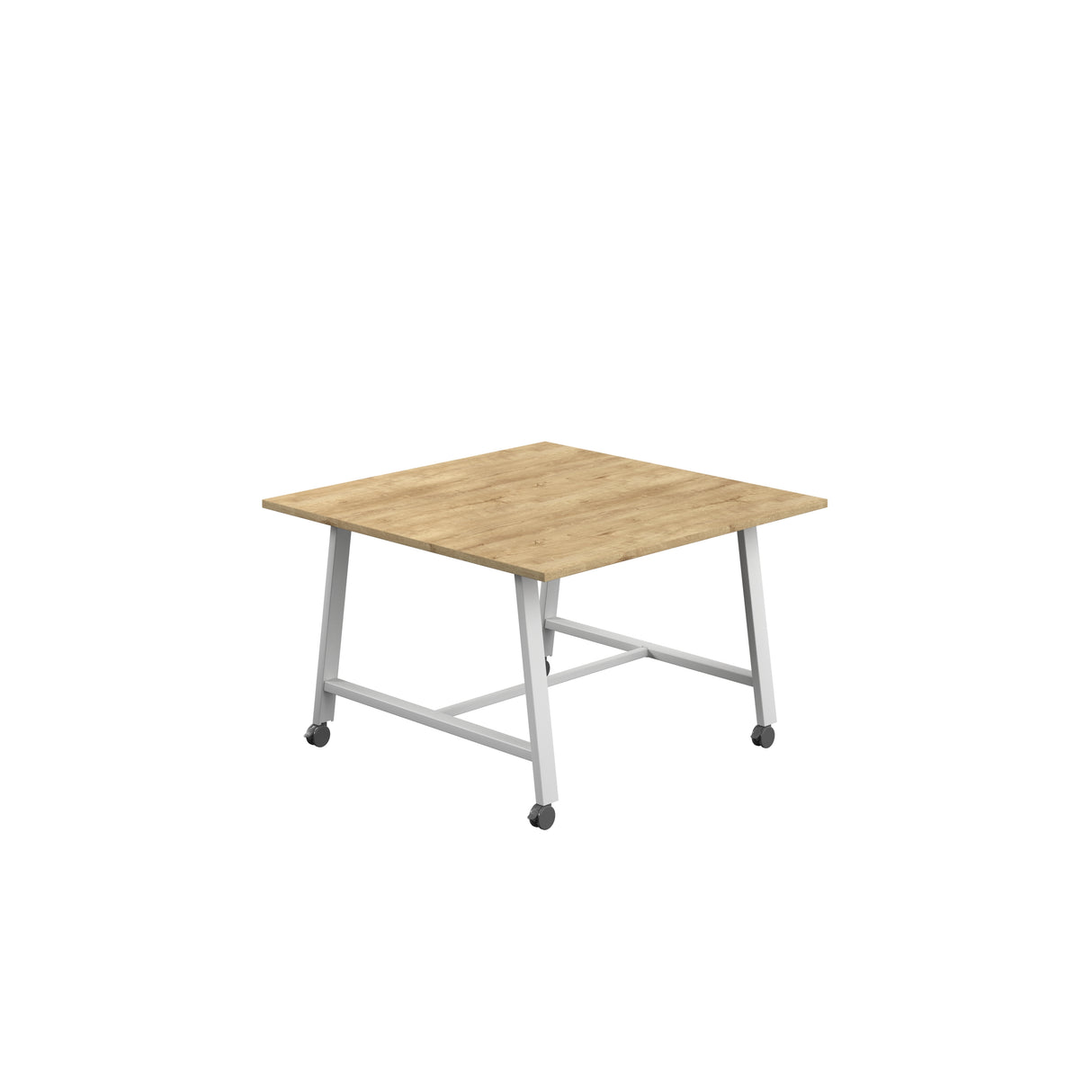 Titan Mobile Low Maker Rectangular Table | 1500 X 1000 | White/Anthracite
