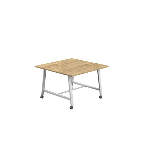 Titan Mobile Low Maker Rectangular Table | 1500 X 1000 | White/Anthracite