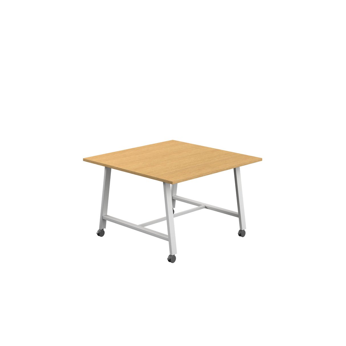Titan Mobile Low Maker Rectangular Table | 1500 X 1000 | White/Anthracite