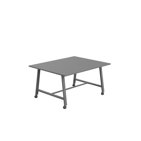 Titan Mobile Low Maker Rectangular Table | 1500 X 1000 | White/Anthracite