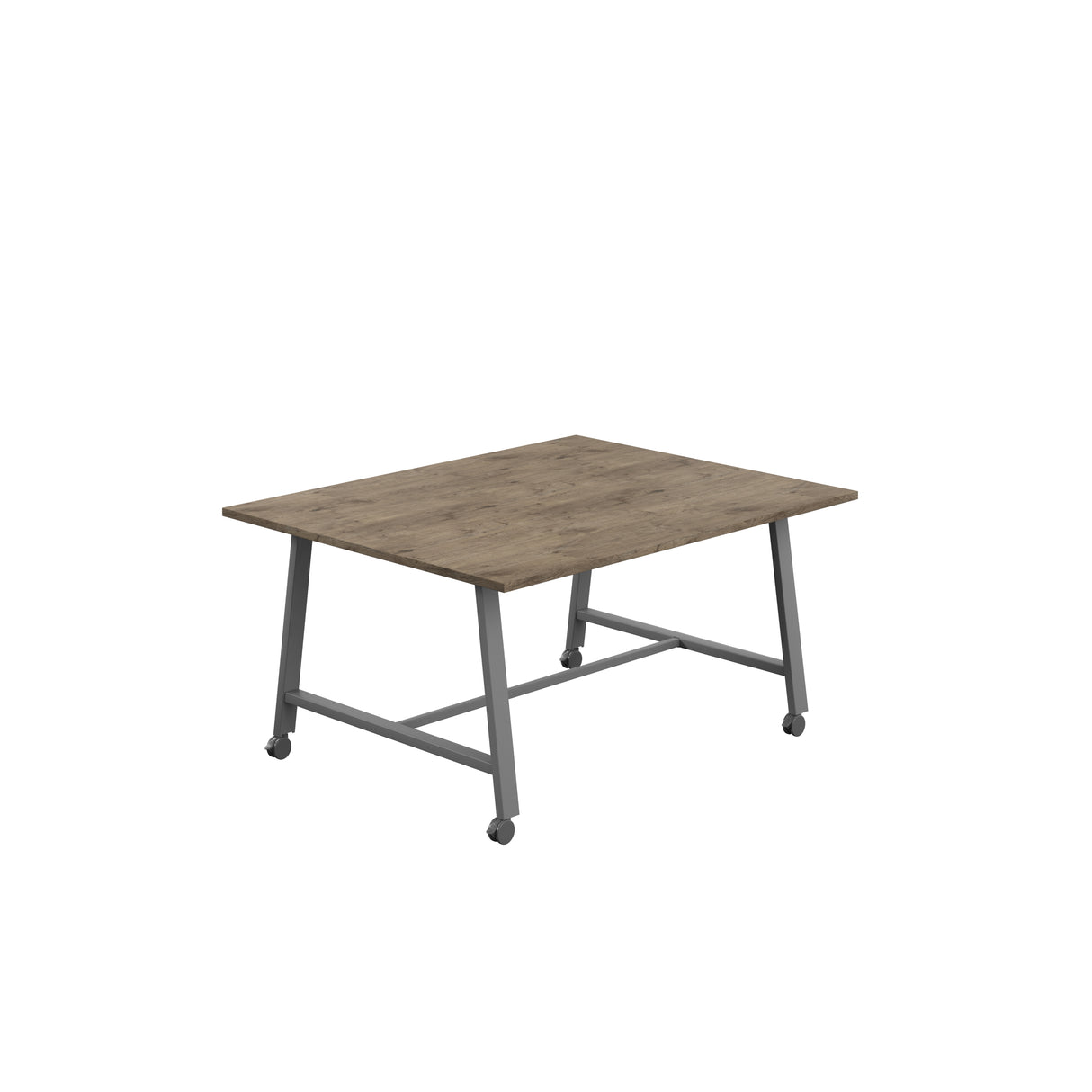 Titan Mobile Low Maker Rectangular Table | 1500 X 1000 | White/Anthracite