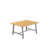 Titan Mobile Low Maker Rectangular Table | 1500 X 1000 | White/Anthracite