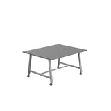 Titan Mobile Low Maker Rectangular Table | 1500 X 1000 | White/Anthracite