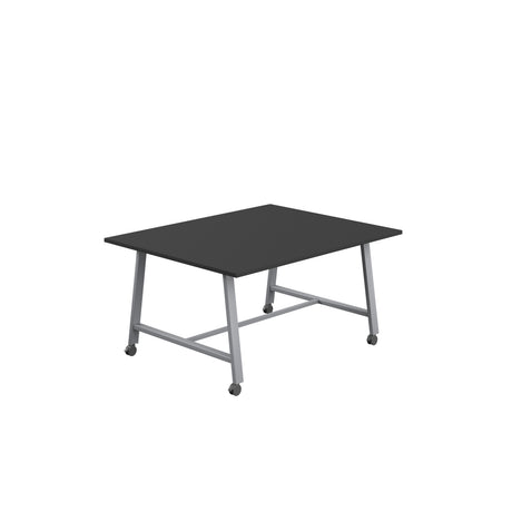 Titan Mobile Low Maker Rectangular Table | 1500 X 1000 | White/Anthracite