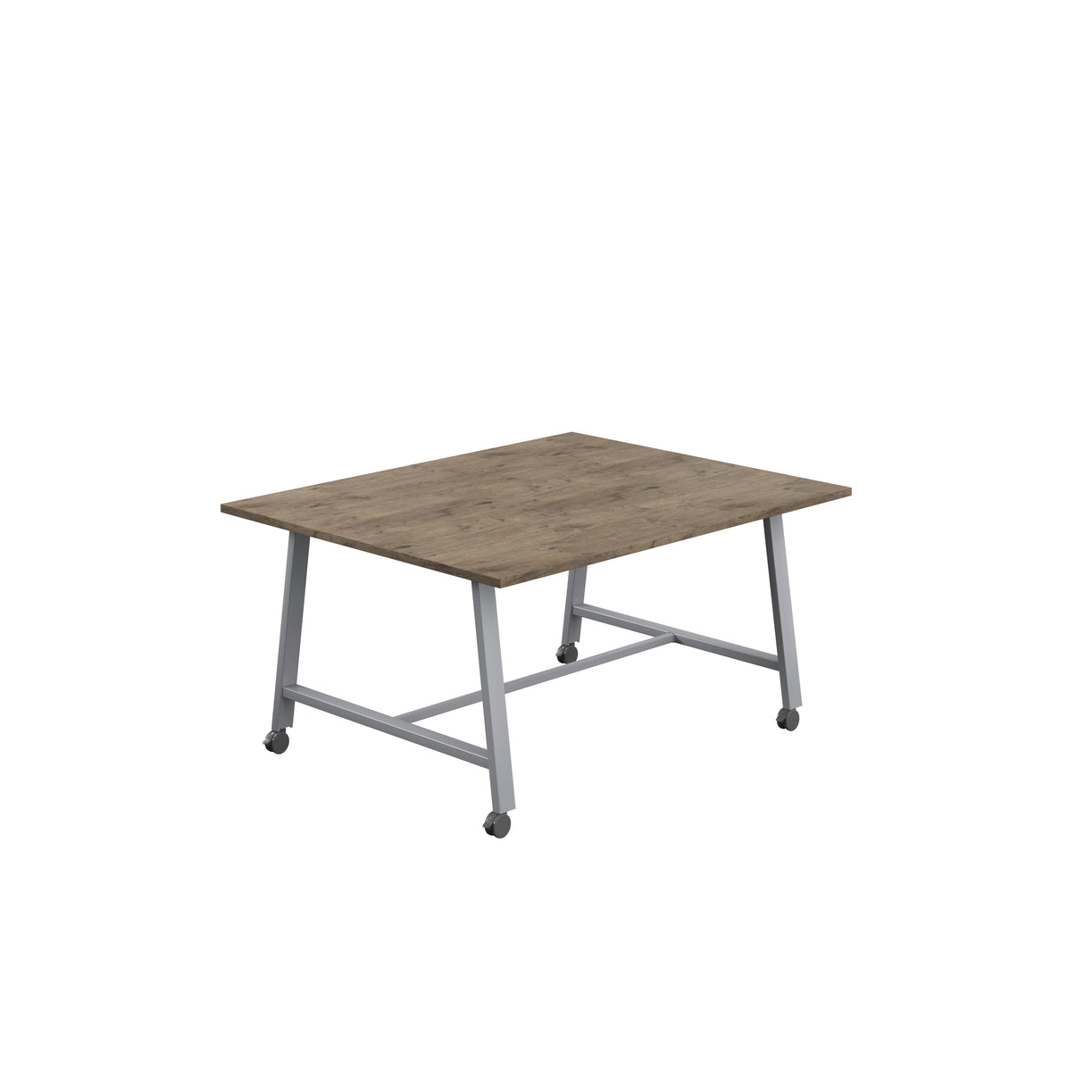 Titan Mobile Low Maker Rectangular Table | 1500 X 1000 | White/Anthracite