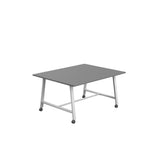 Titan Mobile Low Maker Rectangular Table | 1500 X 1000 | White/Anthracite