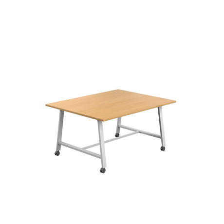 Titan Mobile Low Maker Rectangular Table | 1500 X 1000 | White/Anthracite