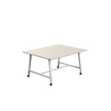 Titan Mobile Low Maker Rectangular Table | 1500 X 1000 | White/Anthracite