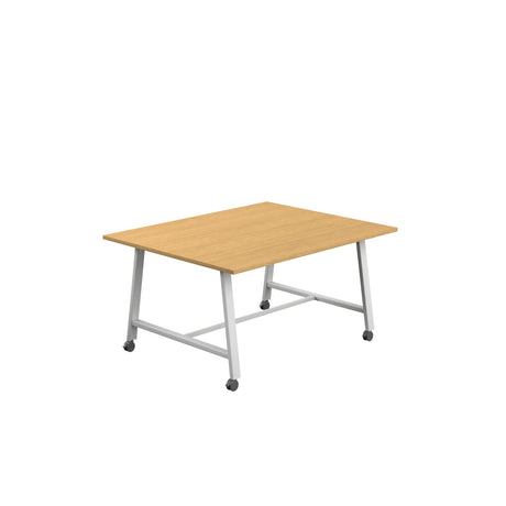 Titan Mobile Low Maker Rectangular Table | 1500 X 1000 | White/Anthracite