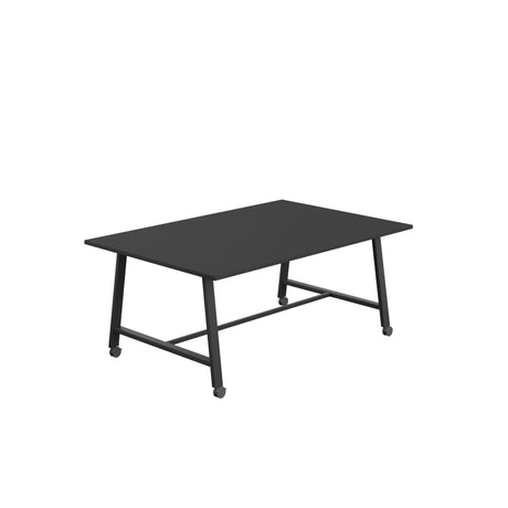 Titan Mobile Low Maker Rectangular Table | 1500 X 1000 | White/Anthracite