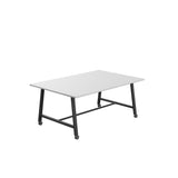 Titan Mobile Low Maker Rectangular Table | 1500 X 1000 | White/Anthracite