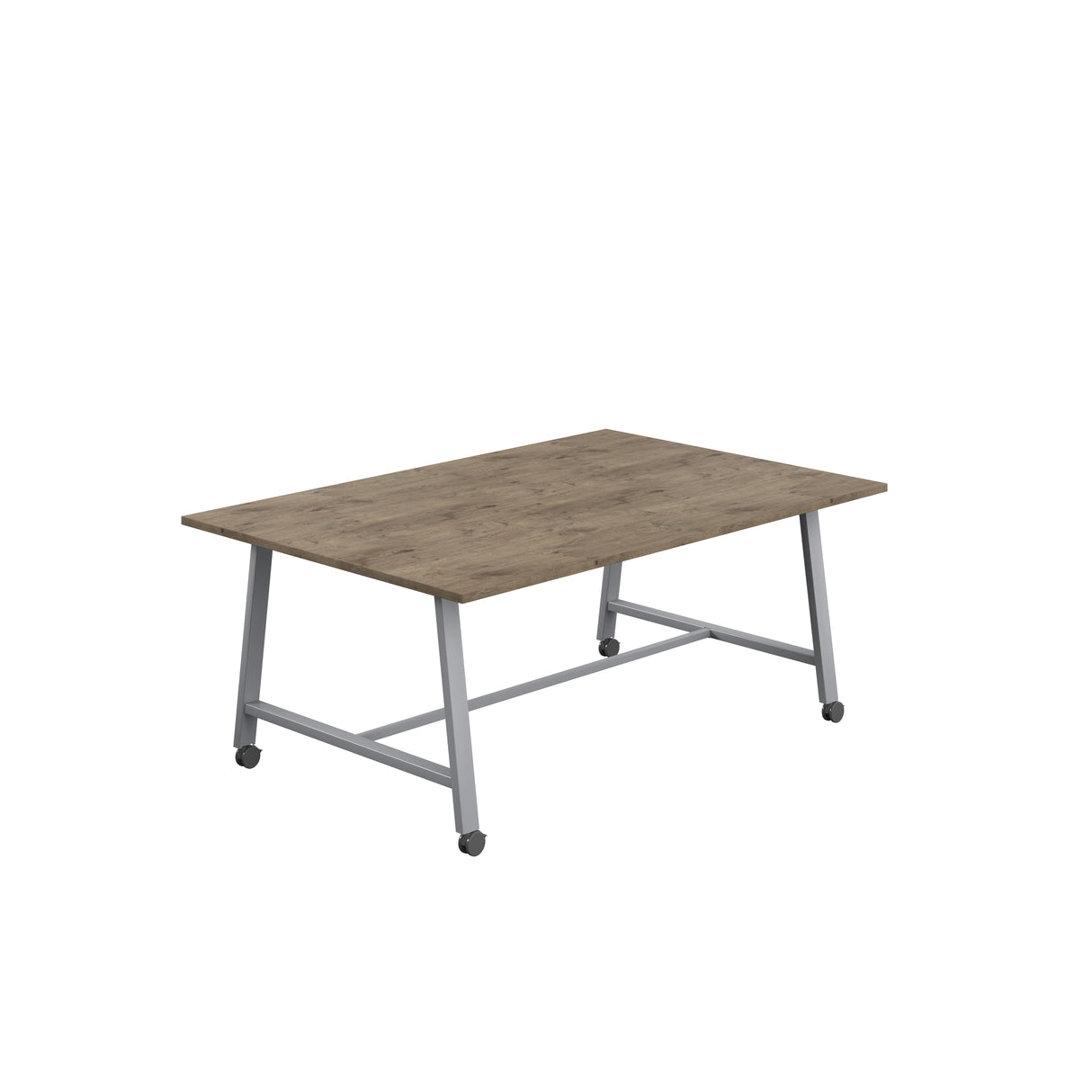 Titan Mobile Low Maker Rectangular Table | 1500 X 1000 | White/Anthracite