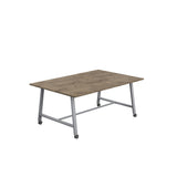 Titan Mobile Low Maker Rectangular Table | 1500 X 1000 | White/Anthracite