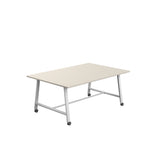 Titan Mobile Low Maker Rectangular Table | 1500 X 1000 | White/Anthracite