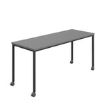 Titan Mobile Rectangular Table | 1200 X 800 | Black/Anthracite