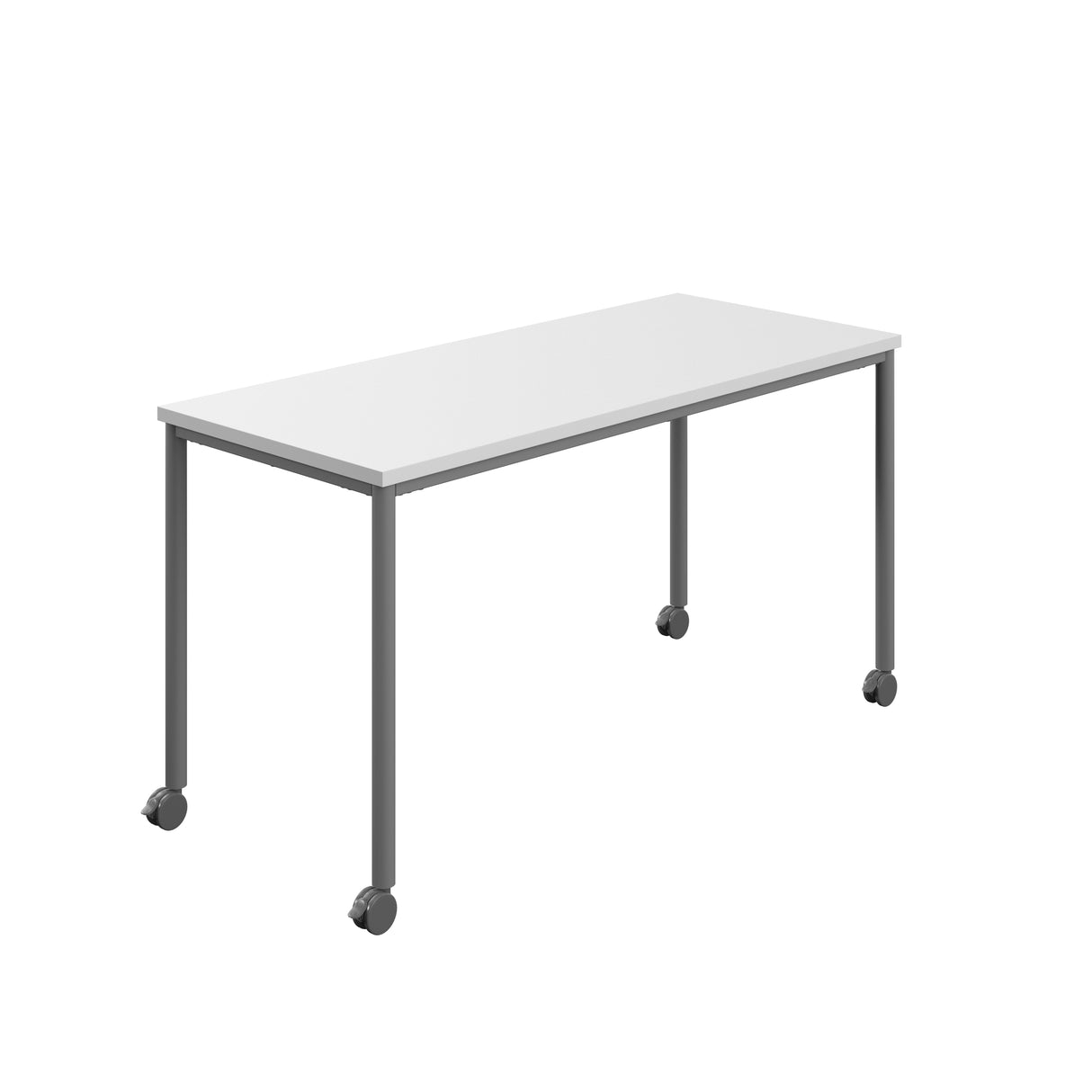 Titan Mobile Rectangular Table | 1800 X 600 | Black/Anthracite