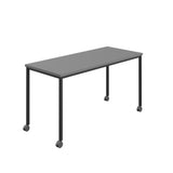 Titan Mobile Rectangular Table | 1800 X 600 | Black/Anthracite