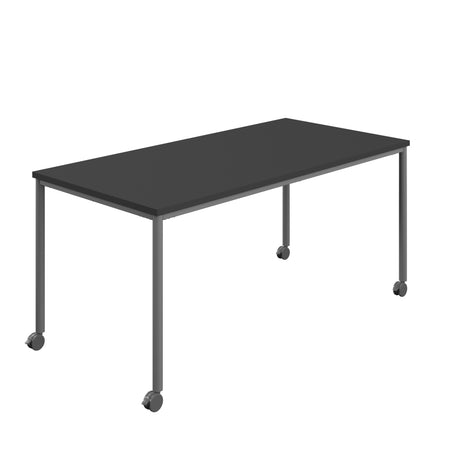 Titan Mobile Rectangular Table | 1800 X 600 | Black/Anthracite
