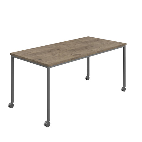 Titan Mobile Rectangular Table | 1800 X 600 | Black/Anthracite