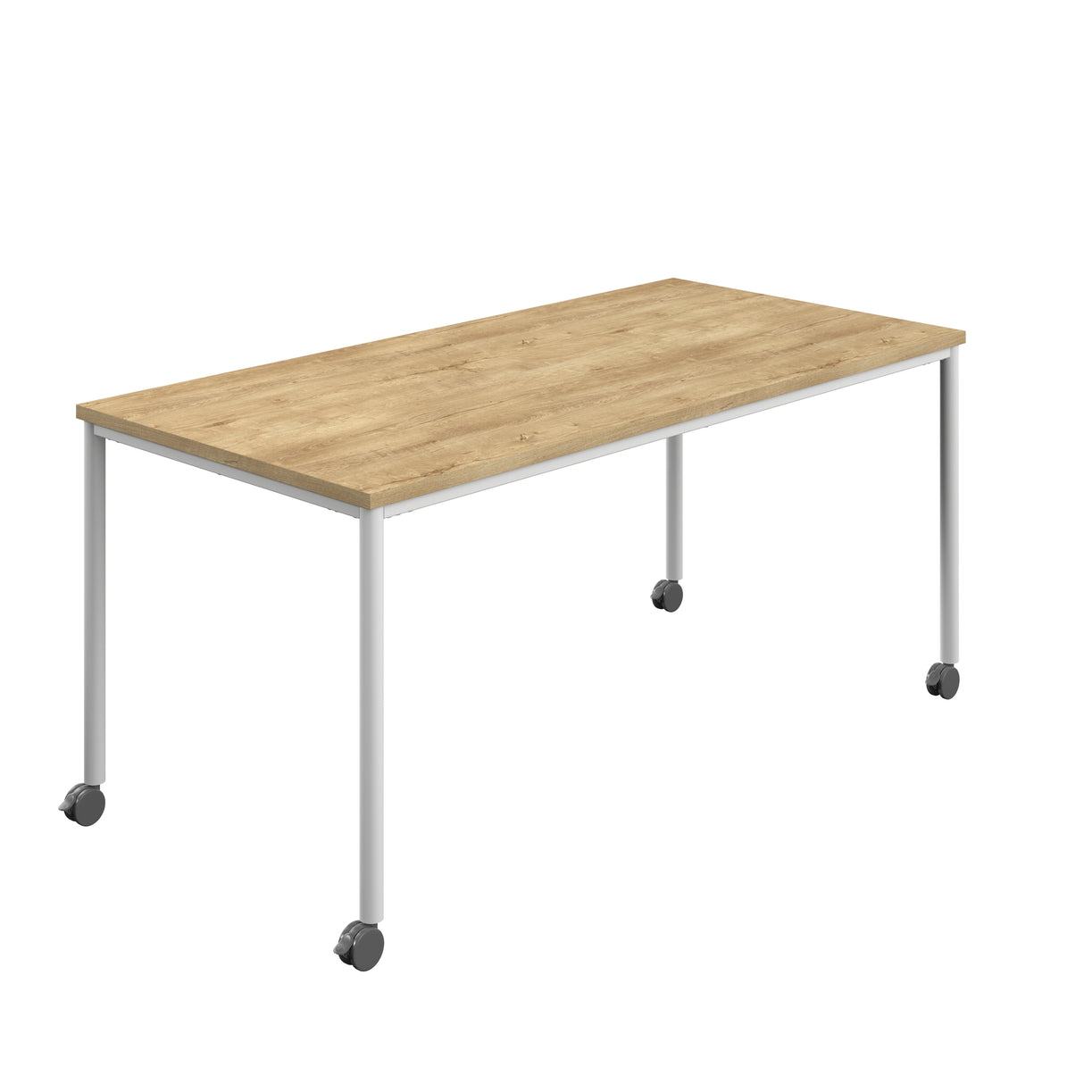 Titan Mobile Rectangular Table | 1800 X 600 | Black/Anthracite