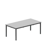 Titan Table 600X600X530 Grey/Black